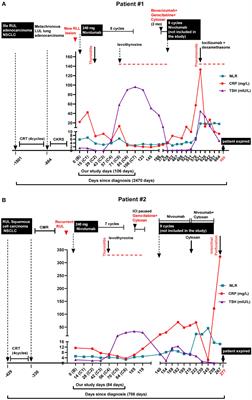 Case Report: Peripheral blood T cells and inflammatory molecules in lung cancer patients with immune checkpoint inhibitor-induced thyroid dysfunction: Case studies and literature review